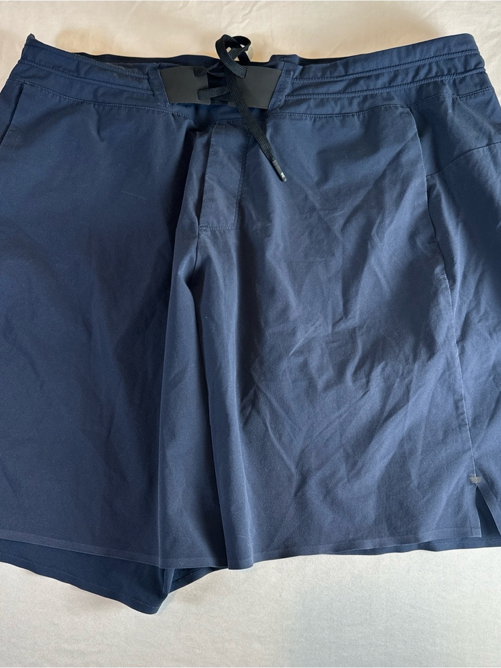 On Running Navy Swim Board Shorts with Drawstring